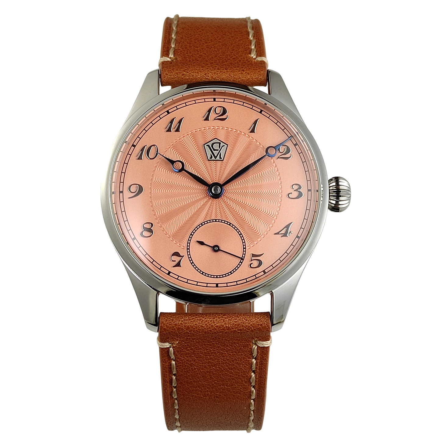 Guilloché Dial Watch - Reloj mecánico manual de 40 mm