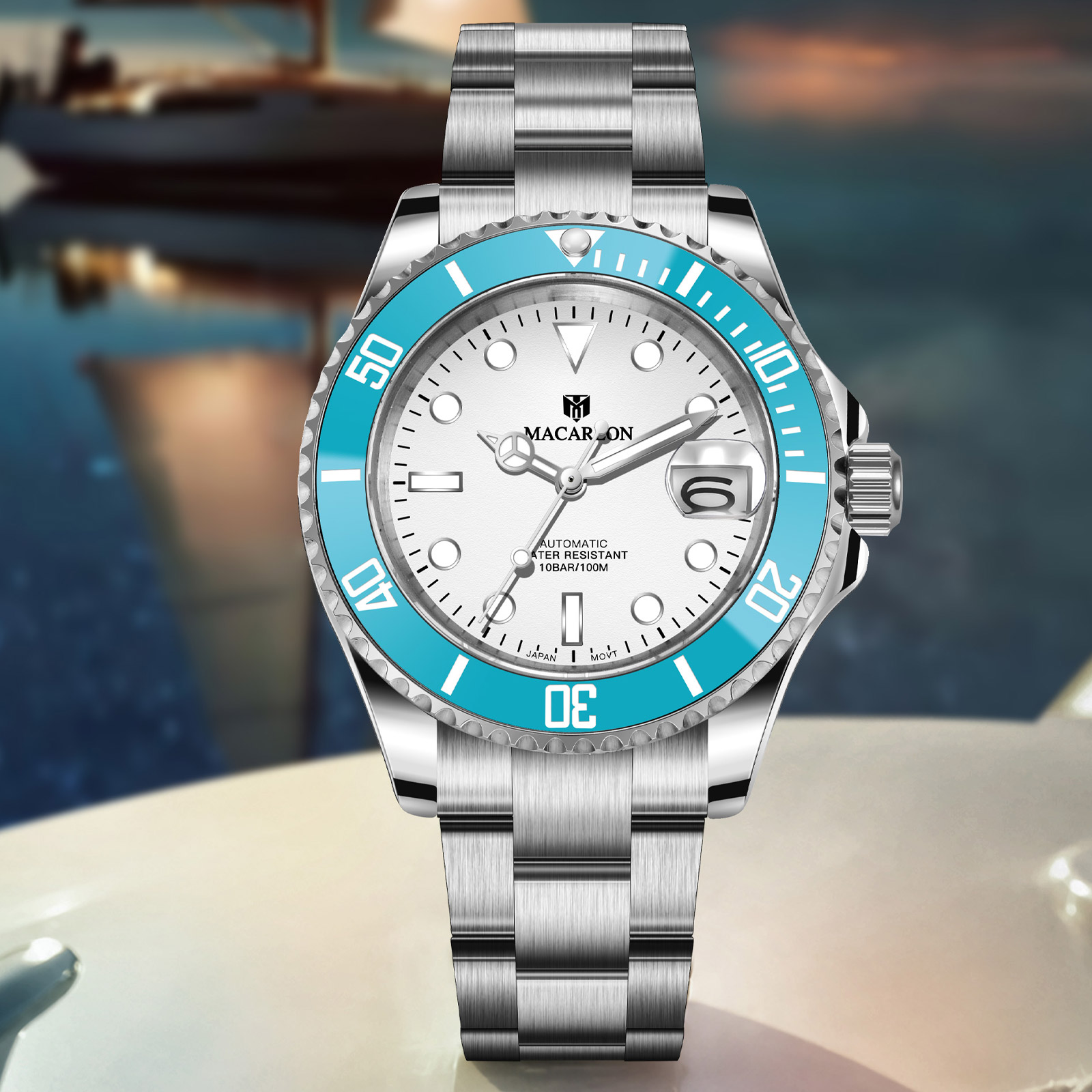 Luxury Watch In China - Reloj Mecánico Macarlon de 40MM con