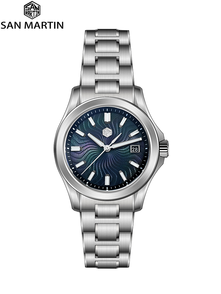 Guilloché Dial Watch - San Martin 39mm diseño Original Guilloche