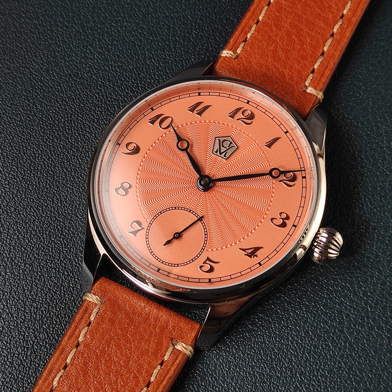 Reloj mecánico manual de 40 mm - Guilloché Dial Watch reseña y precio