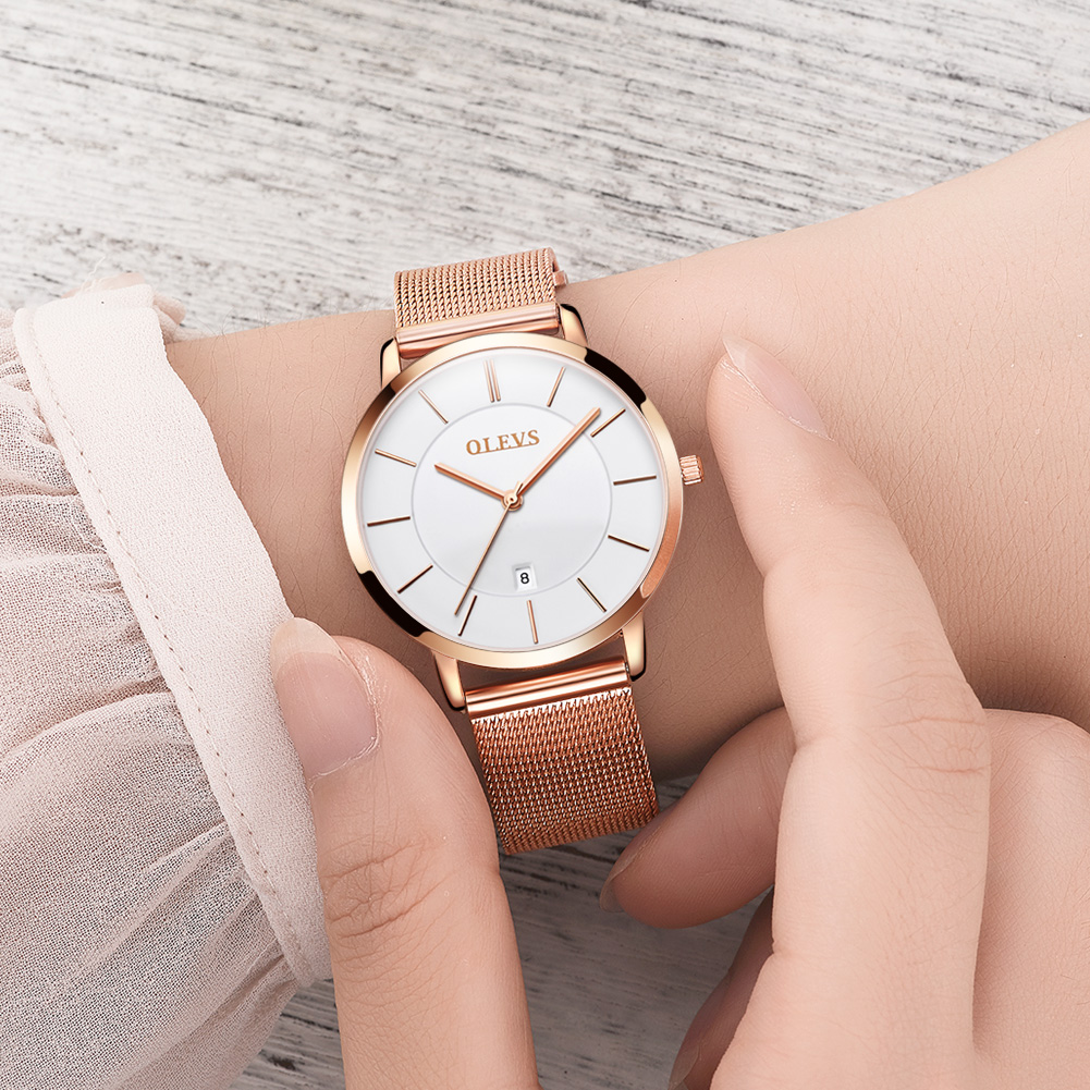 OLEVS-relojes de cuarzo para m - Luxury Watch Kit reseña y precio