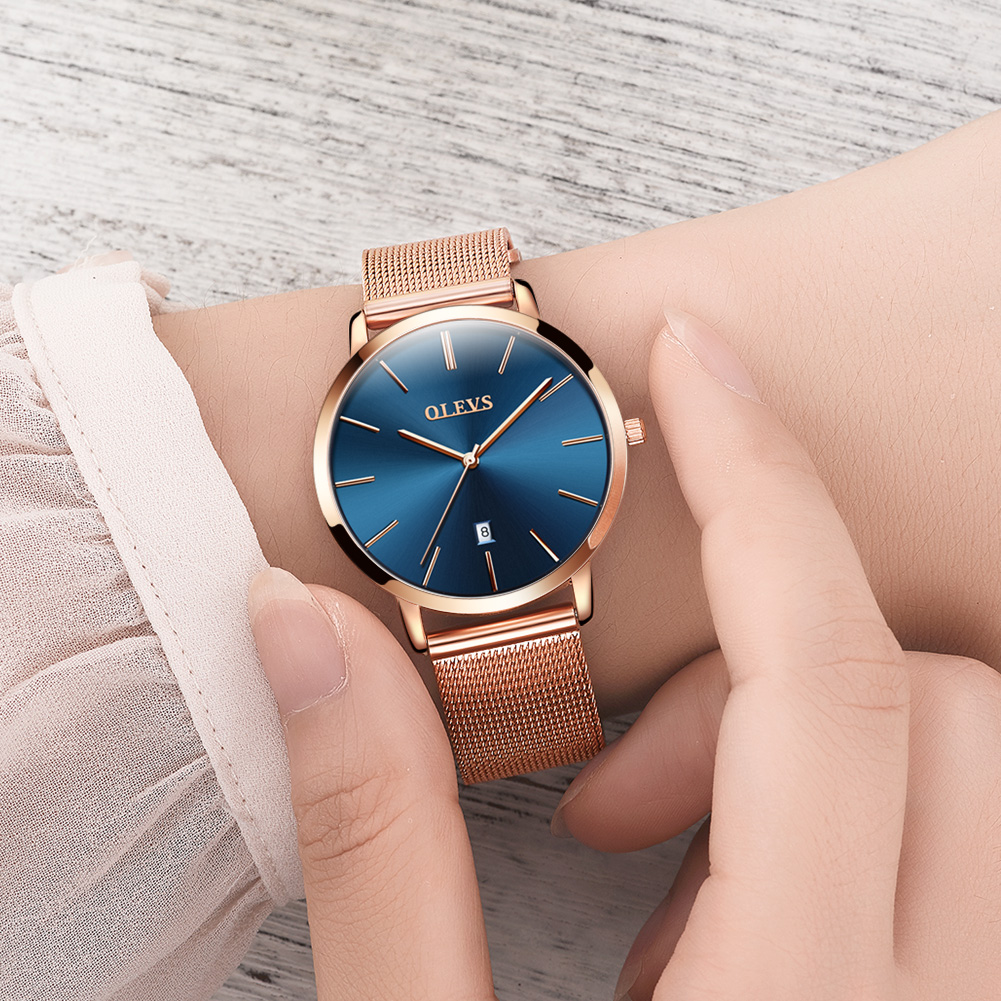 OLEVS-relojes de cuarzo para m - Luxury Watch Kit reseña y precio