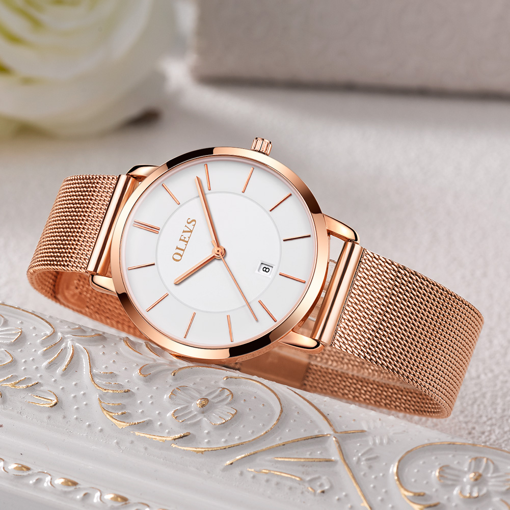 OLEVS-relojes de cuarzo para m - Luxury Watch Kit reseña y precio