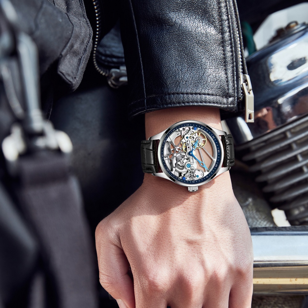 Nuevo reloj genuino hueco de d - Luxury Watch Name Brands reseña y precio