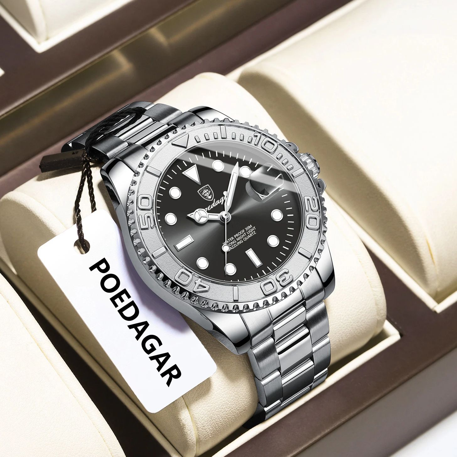 POEDAGAR, reloj deportivo a la - Luxury Watch For Men reseña y precio