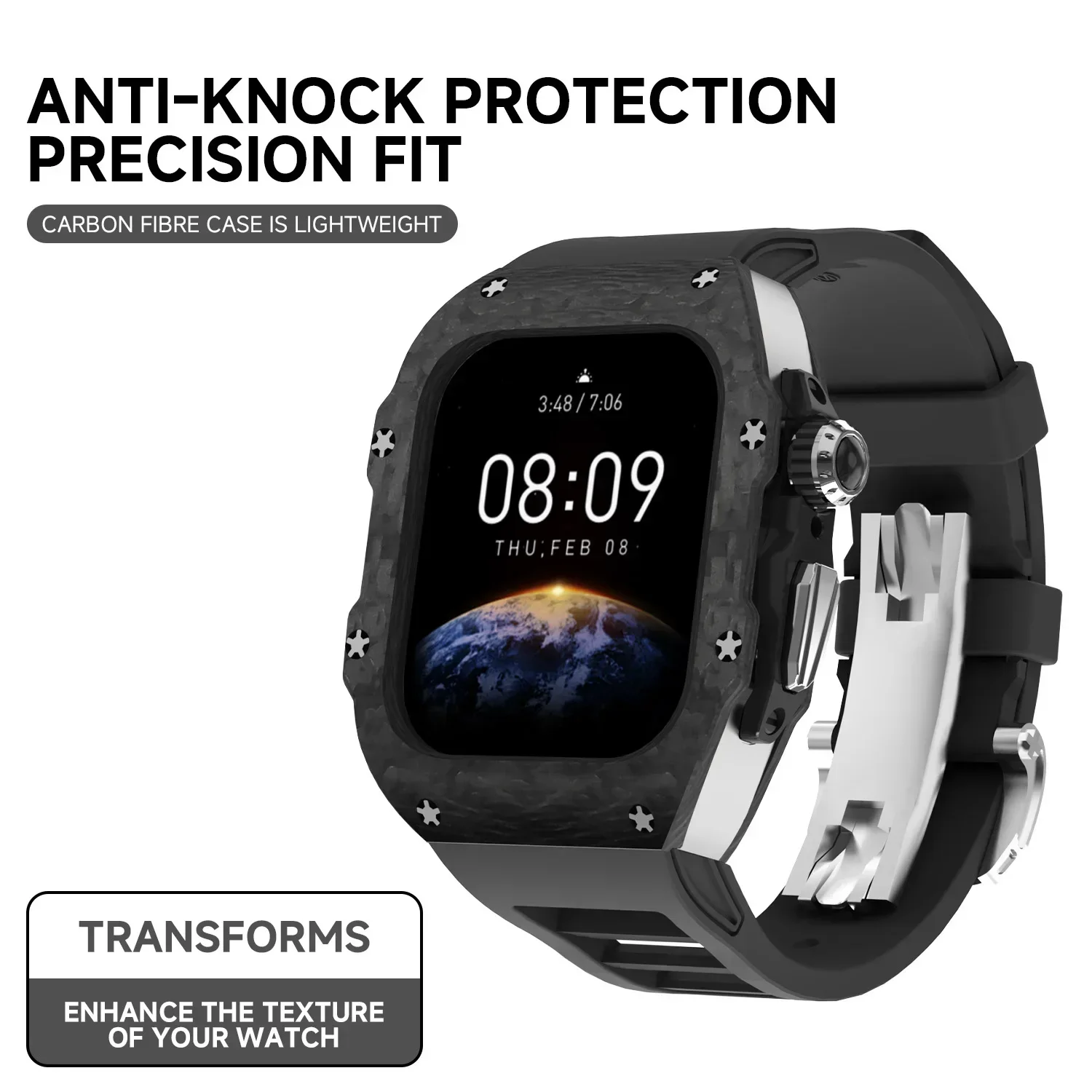 Carcasa de fibra de carbono pa - Luxury Watch Kit reseña y precio