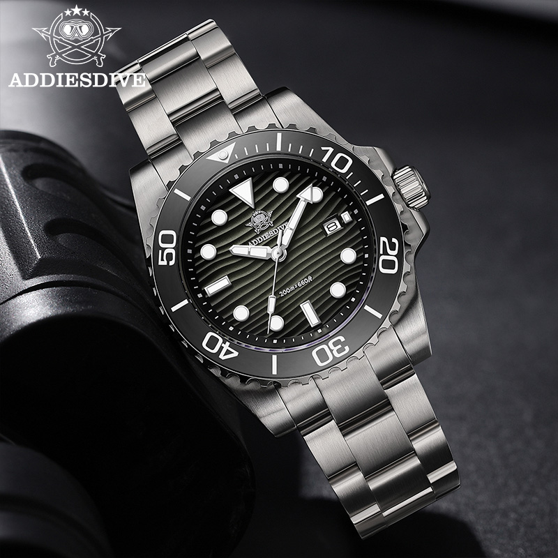 ADDIESDIVE nuevo reloj de buce - Guilloché Dial Watch reseña y precio
