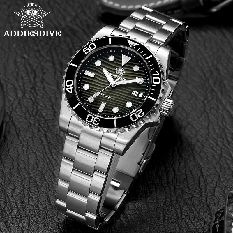 ADDIESDIVE nuevo reloj de buce - Guilloché Dial Watch reseña y precio