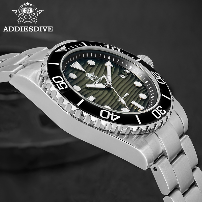 ADDIESDIVE nuevo reloj de buce - Guilloché Dial Watch reseña y precio